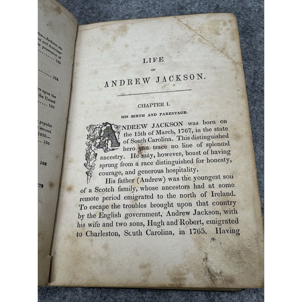 Life of Andrew Jackson 1868 Illustrated Young American’s Library Hardcover
