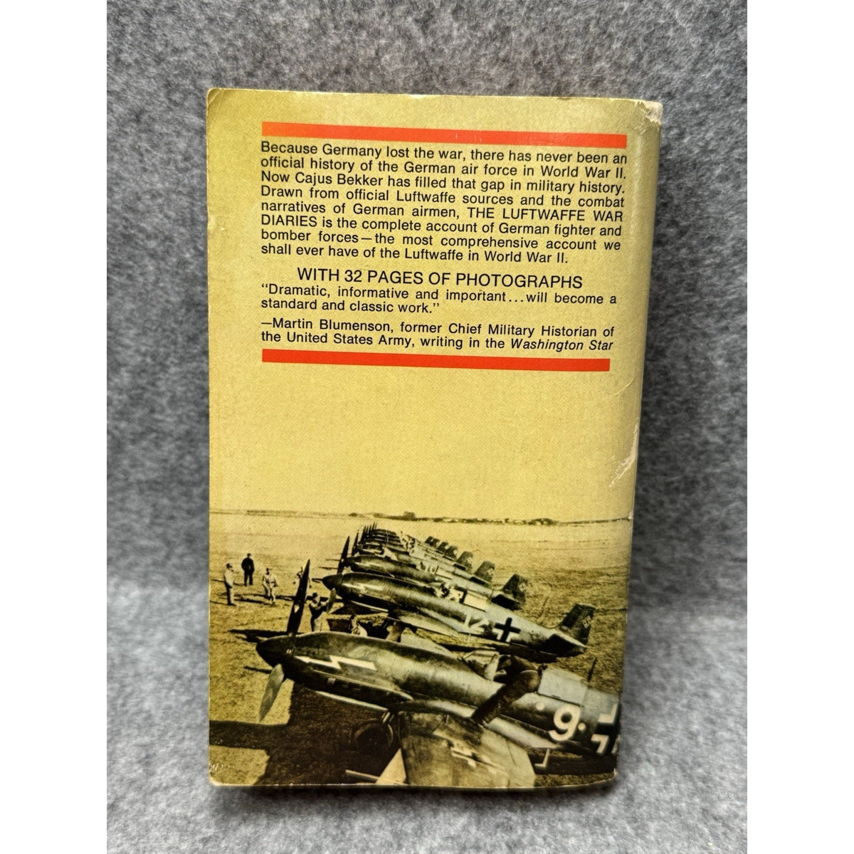 The Luftwaffe War Diaries Cajus Bekker 1972 WWII German Air Force Paperback