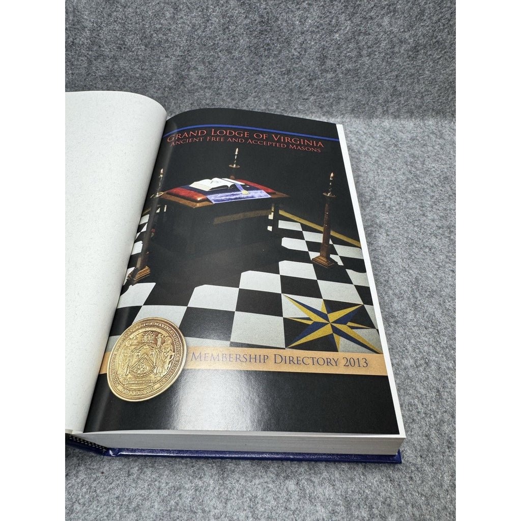 Grand Lodge of Virginia 2013 Masonic Membership Directory Freemasonry HC