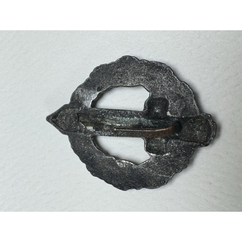 Italian RSI Italia Gladius Collar Badge Sword & Wreath Military Insignia