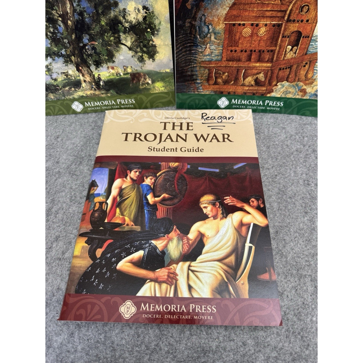 Memoria Press Homeschool Lot Christian Studies Trees Trojan War 3 Books