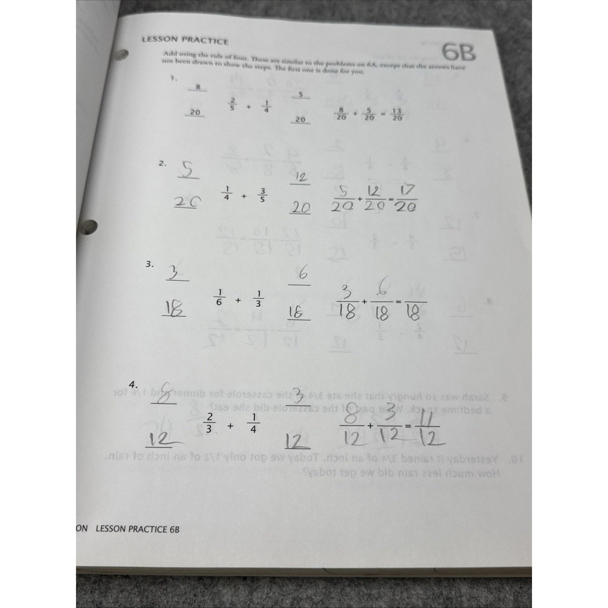 Epsilon Student Workbook : Fractions by Math-U-See (2013, Trade Paperback) USED