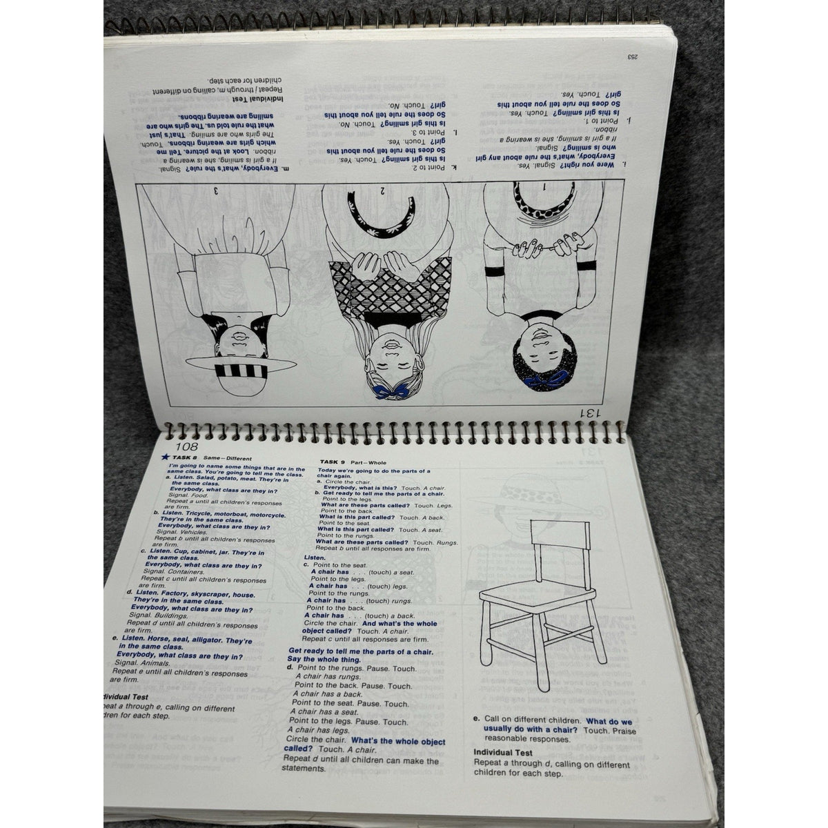 1987 Distar Language 1 Presentation Books C & D SRA Engelmann Spiral Set