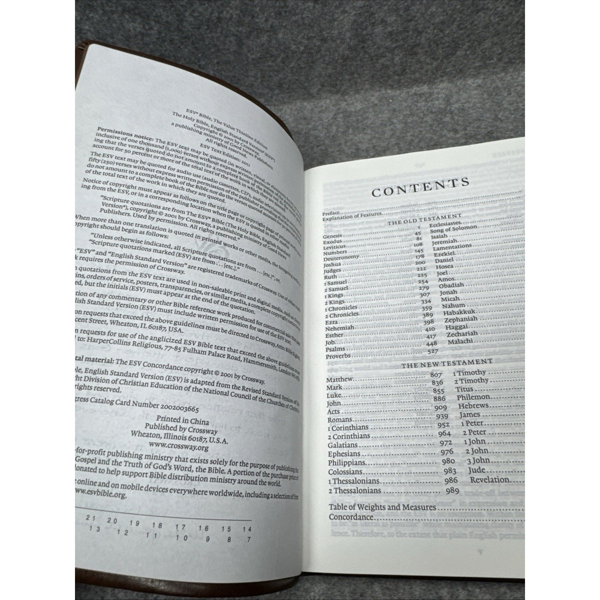 The Holy Bible: English Standard Version Deep Brown Trutone Value Thinline Bible