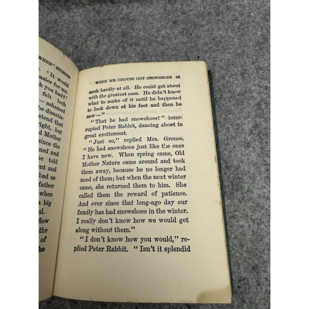 1917 Mother West Wind “When” Stories Thornton W. Burgess HC Harrison Cady