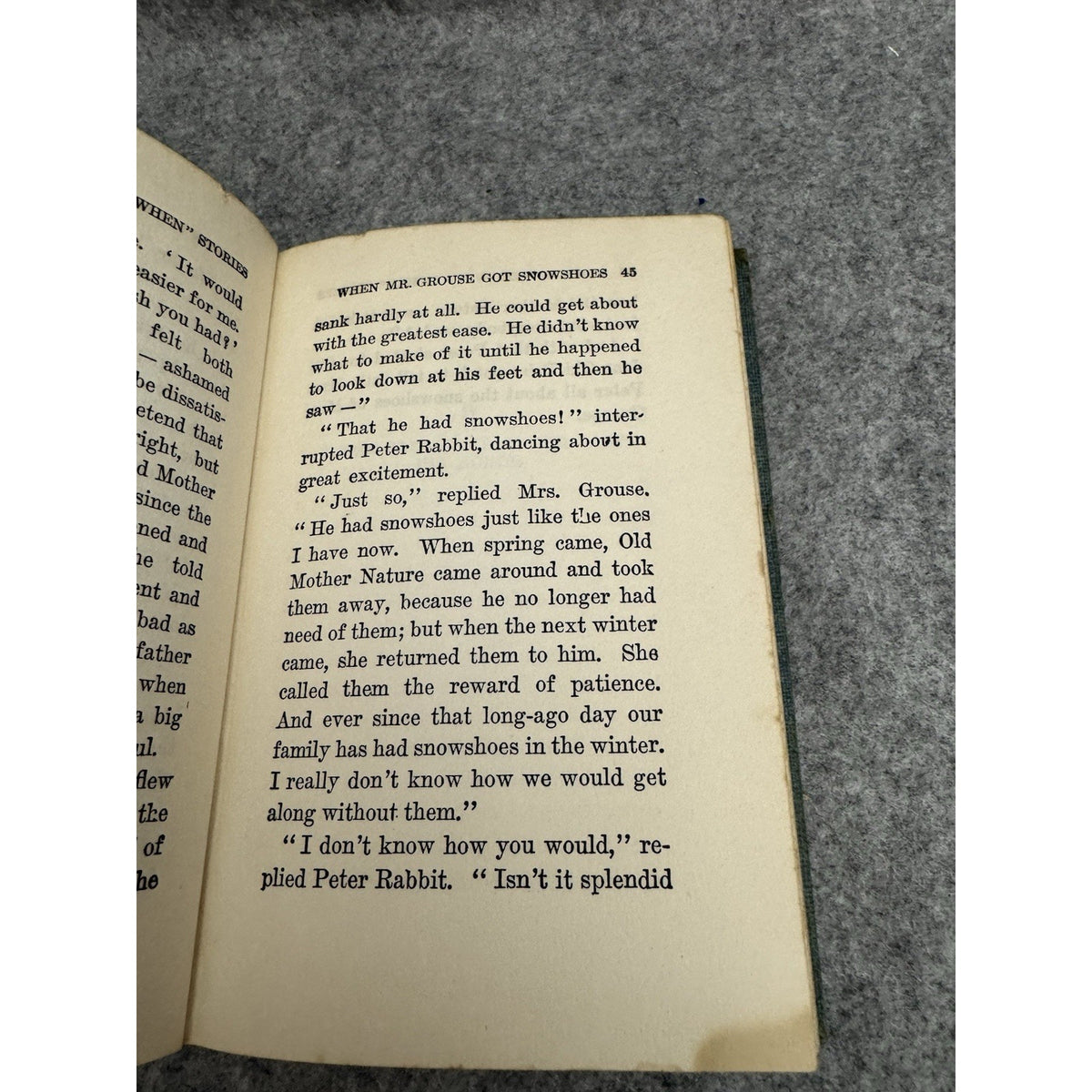 1917 Mother West Wind “When” Stories Thornton W. Burgess HC Harrison Cady