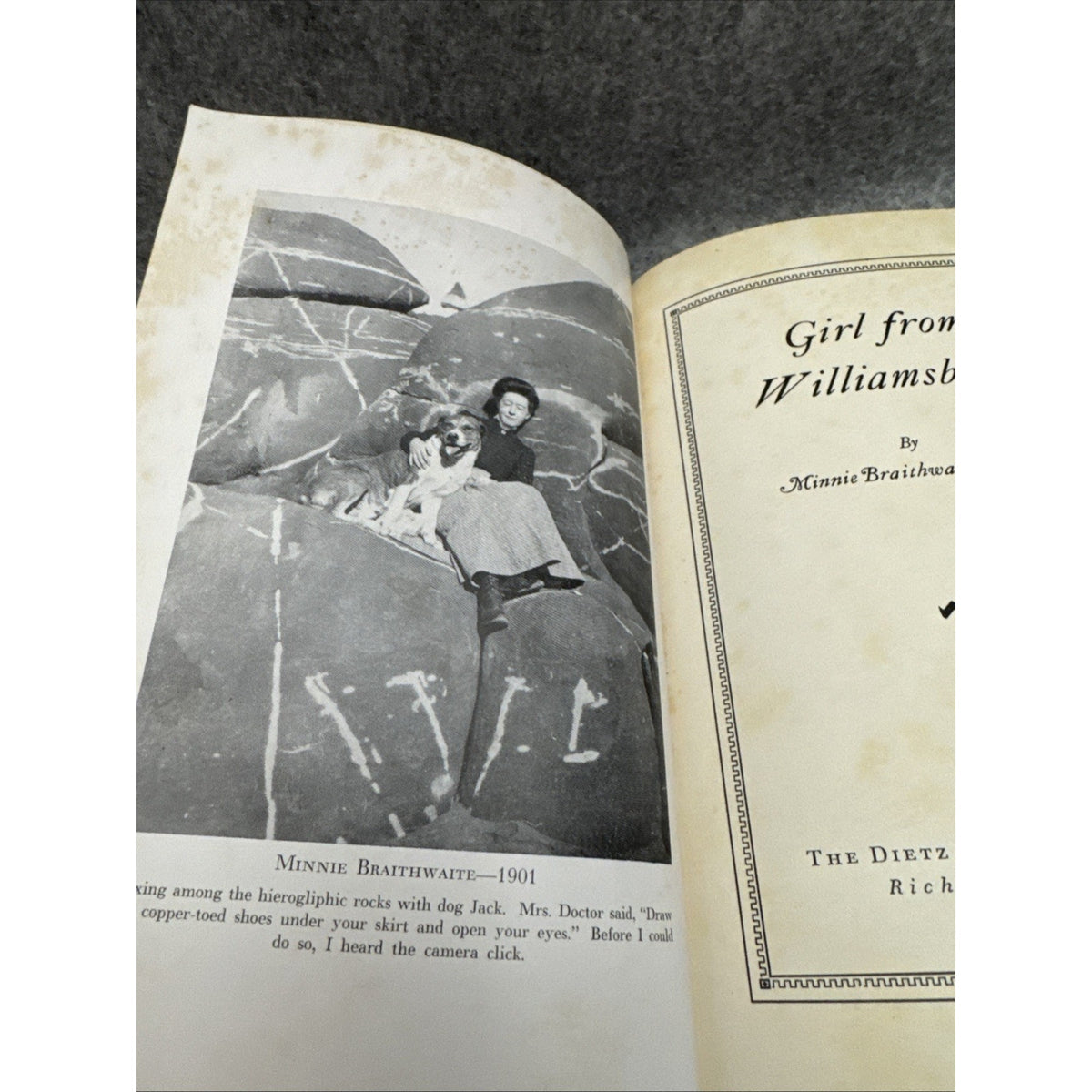 "Girl From Williamsburg"-Jenkins-1951-1st-Photos-Early 1900s Teacher of Navajo