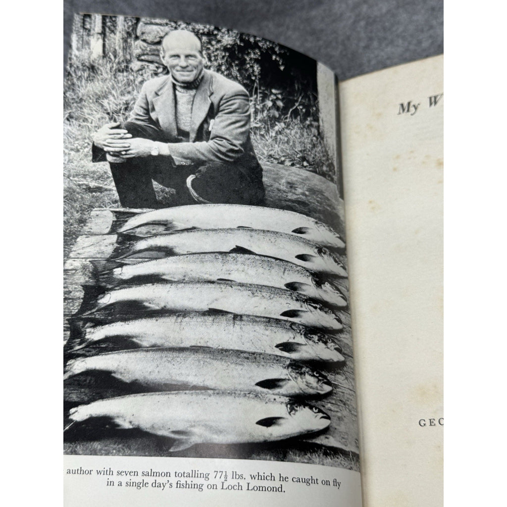 My Way with Salmon Ian Wood 1957 First Edition Angling Fishing HC DJ