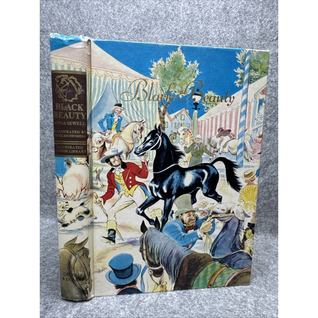 BLACK BEAUTY by Anna Sewell HARDCOVER Illustrated Junior Library 1993 Eichenburg