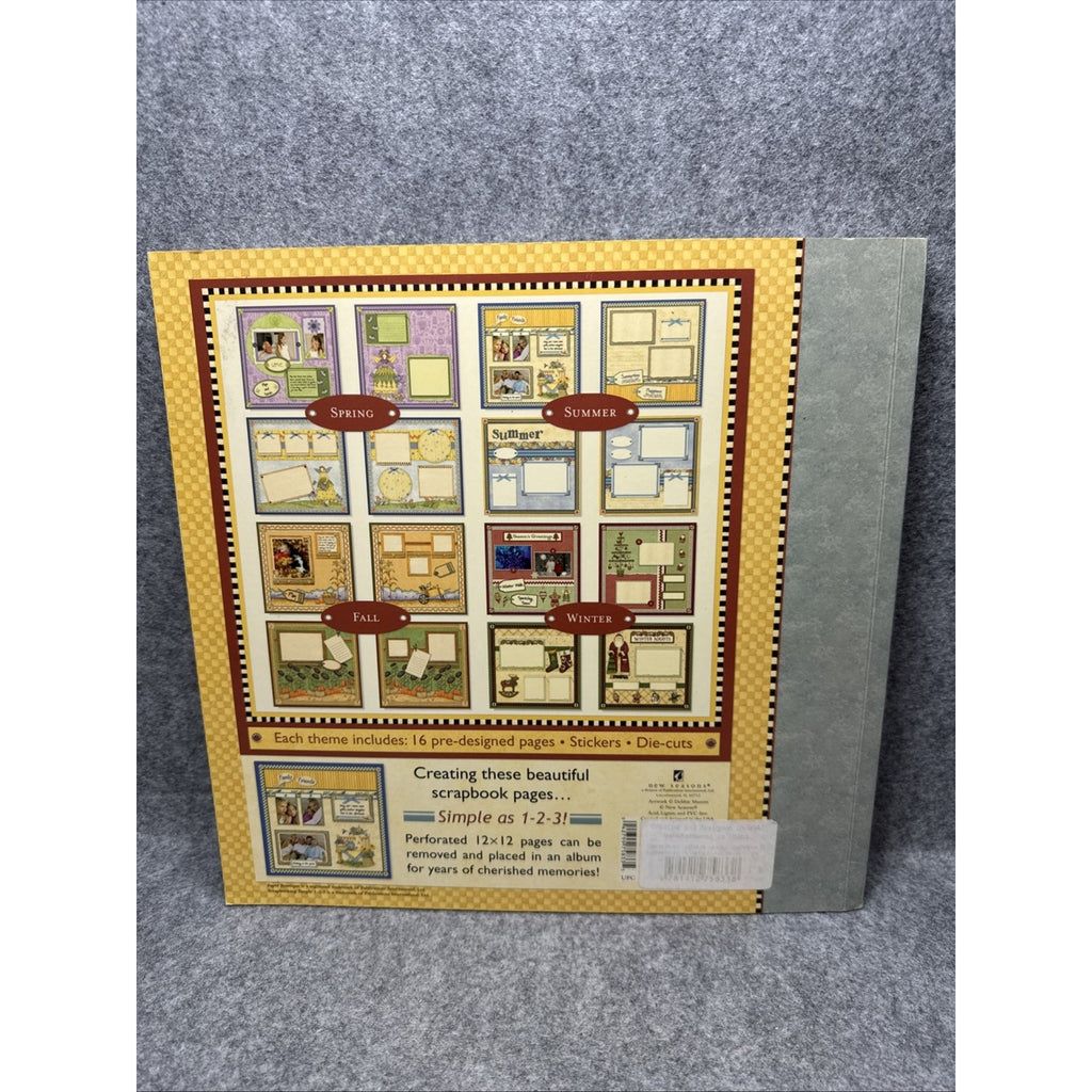 Debbie Mumm's Deluxe Scrapbooking Kit “Four Seasons” Paper & Embellishments