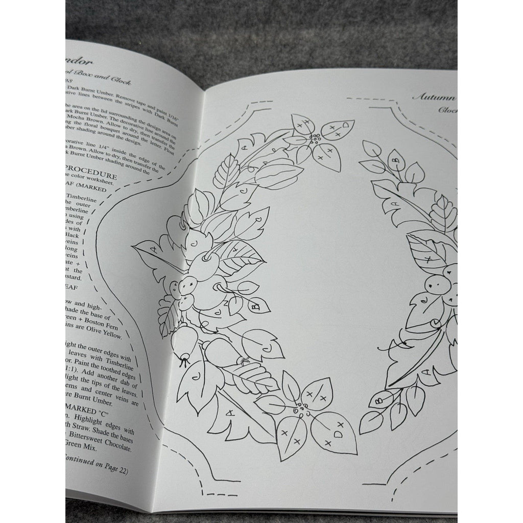 Initially Yours Leila Lundberg Tole Painting Pattern Book Floral Monograms