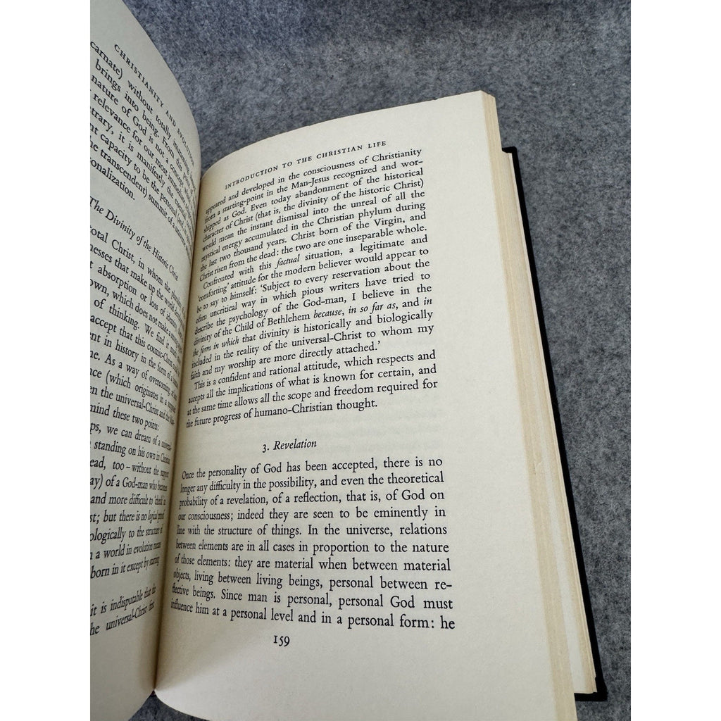 1st, 1st / Christianity and Evolution / Pierre Teilhard de Chardin / 1971 HC