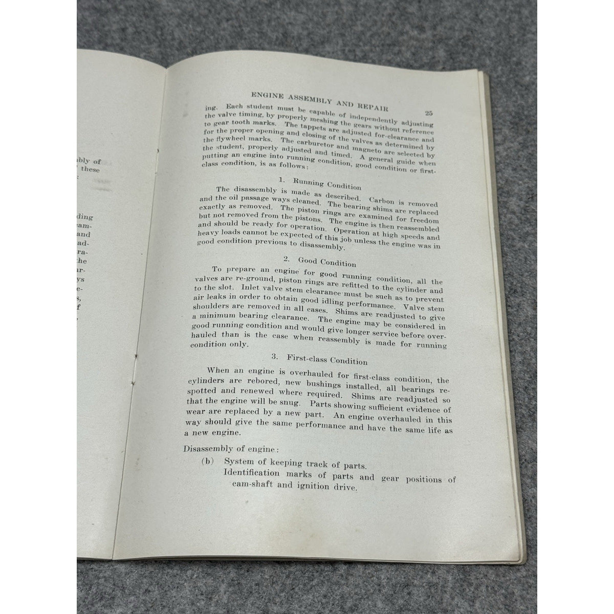 Rare 1919 WWI-Era U.S. War Dept Automobile Mechanics Driving Manual Roesch