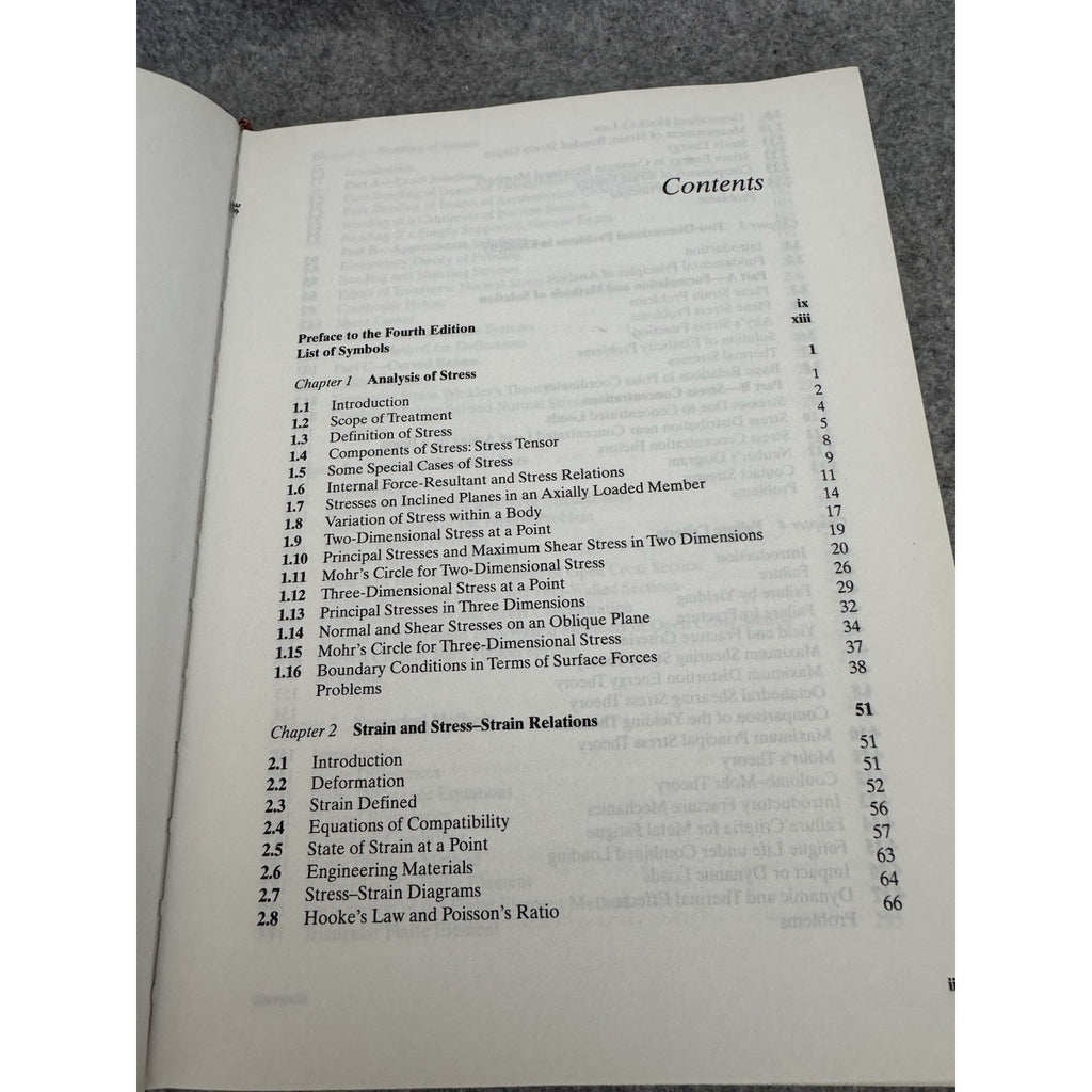 Advanced Strength & Applied Elasticity 4th Ed HC 2004 Taiwan ISBN 9867491920