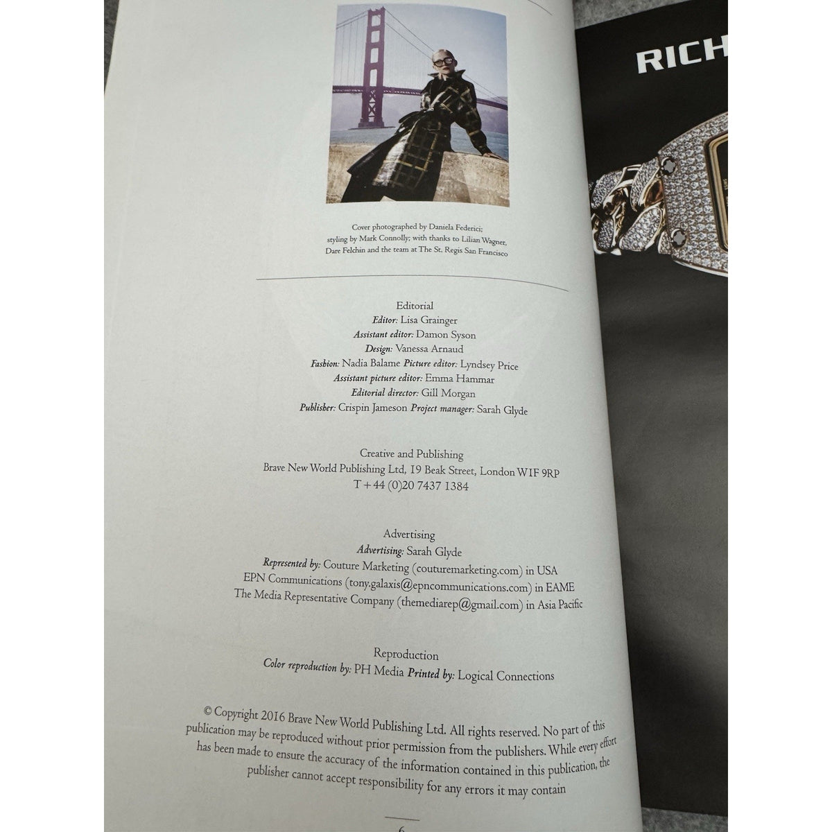Beyond The St. Regis Magazine 2016 Luxury Fashion Travel Lifestyle Bvlgari