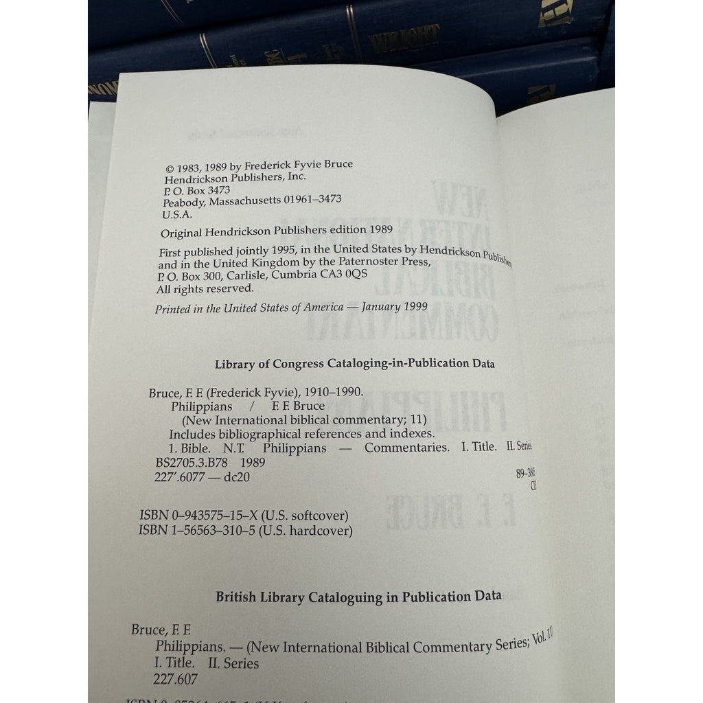 New International Biblical Commentary NIBC 19 Vol HC Lot Hendrickson VG