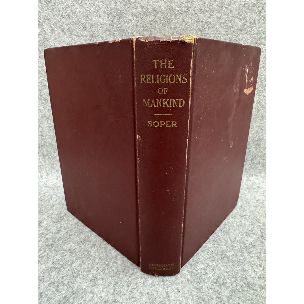 1938 The Religions of Mankind Edmund Davison Soper HC Abingdon Press