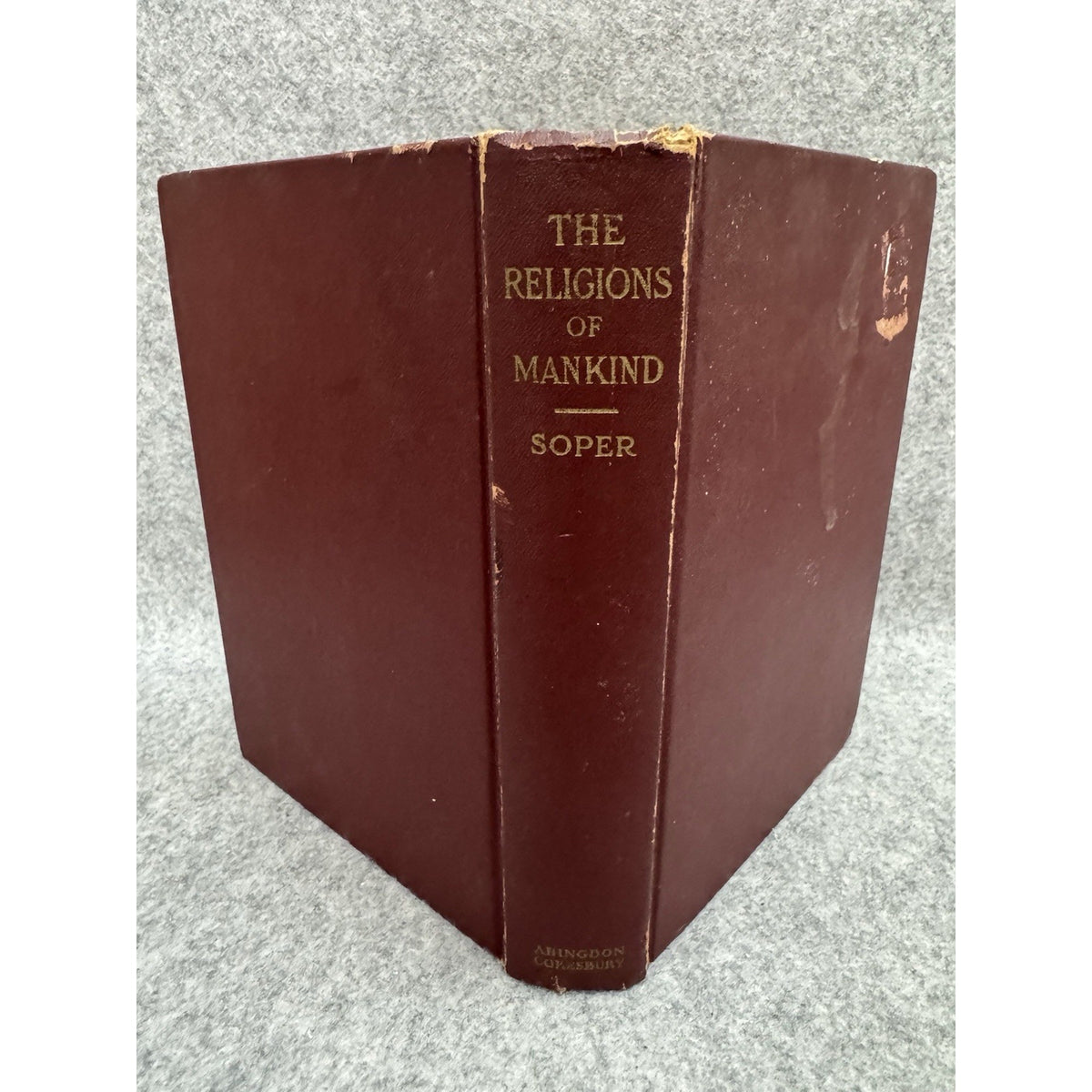 1938 The Religions of Mankind Edmund Davison Soper HC Abingdon Press