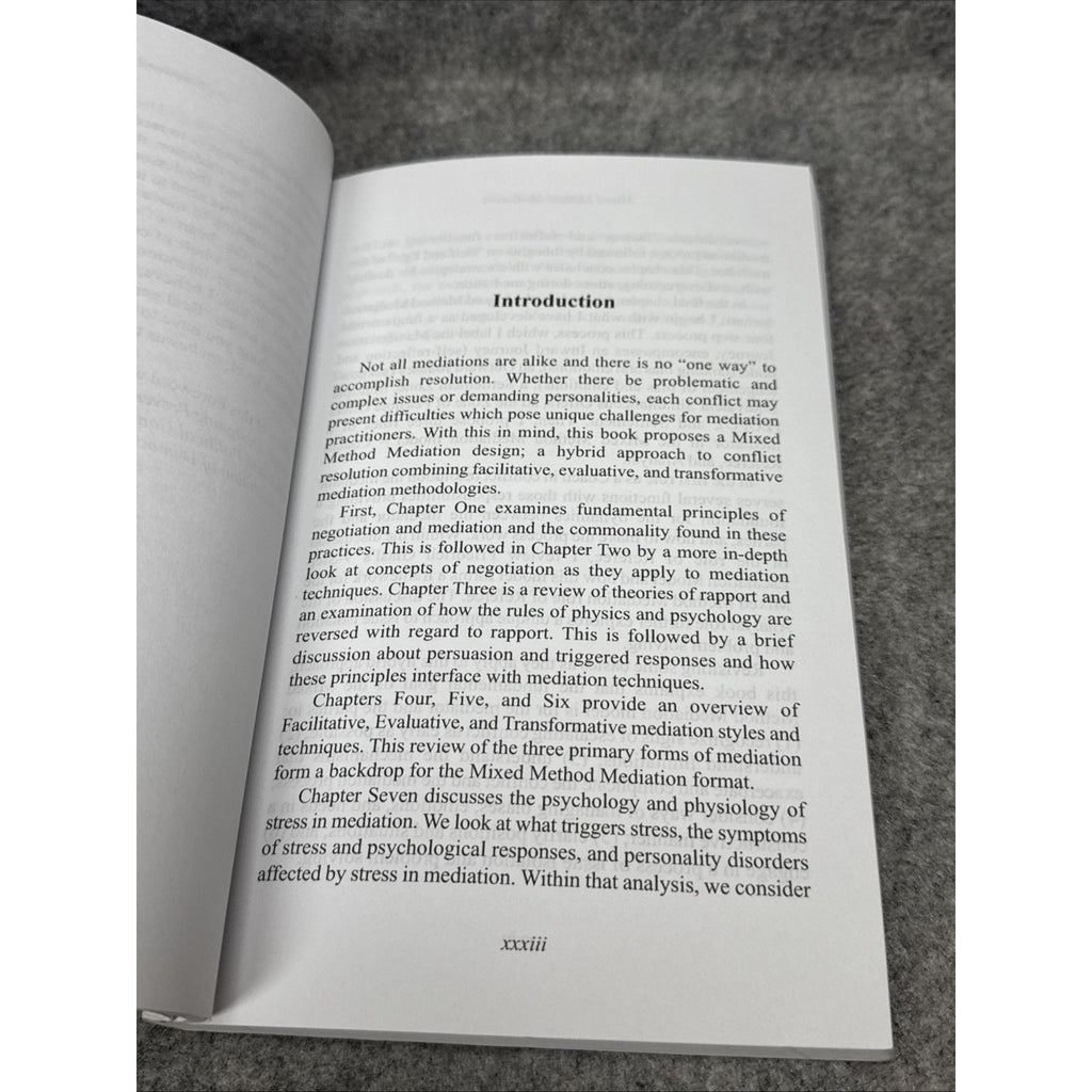 Mixed Method Mediation : A Hybrid Approach to Conflict Resolution by Douglas...