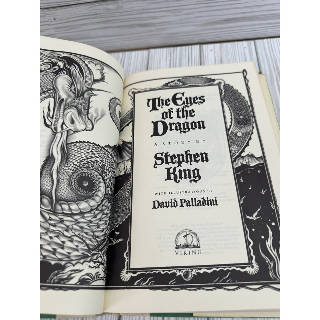 Stephen King Eyes of the Dragon 1st Edition 1987 HC Viking DJ
