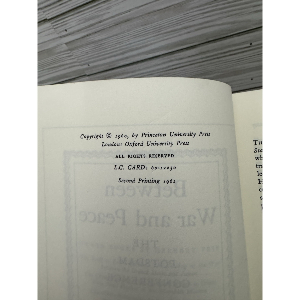 Between War and Peace Potsdam Conference Herbert Feis 1960 HC