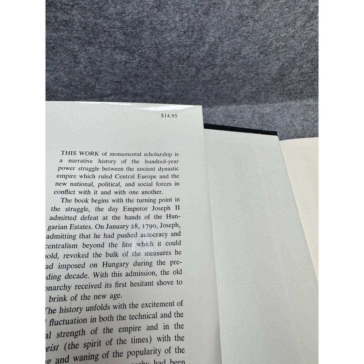 The Habsburg Empire 1790-1918 Macartney 1969 1st American HC DJ