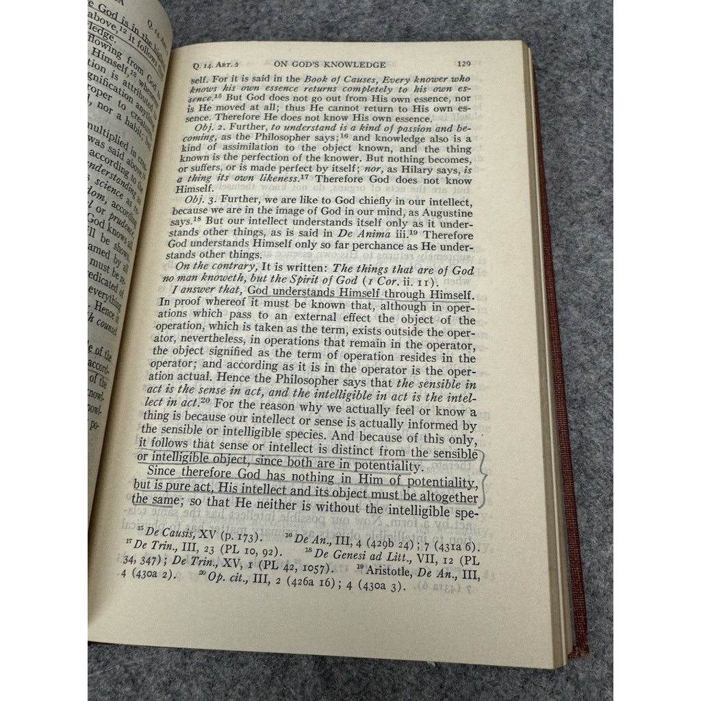1948 Introduction to St Thomas Aquinas Anton Pegis First Modern Library Edition