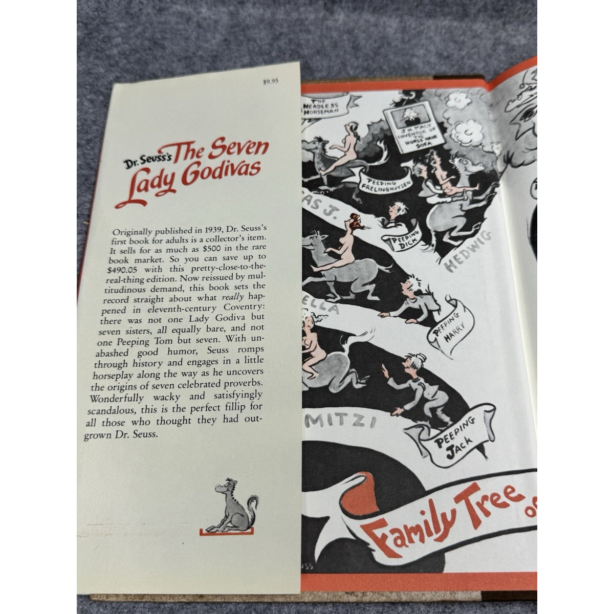 The Seven Lady Godivas Dr. Seuss 1987 First Printing Reissue Hardcover DJ