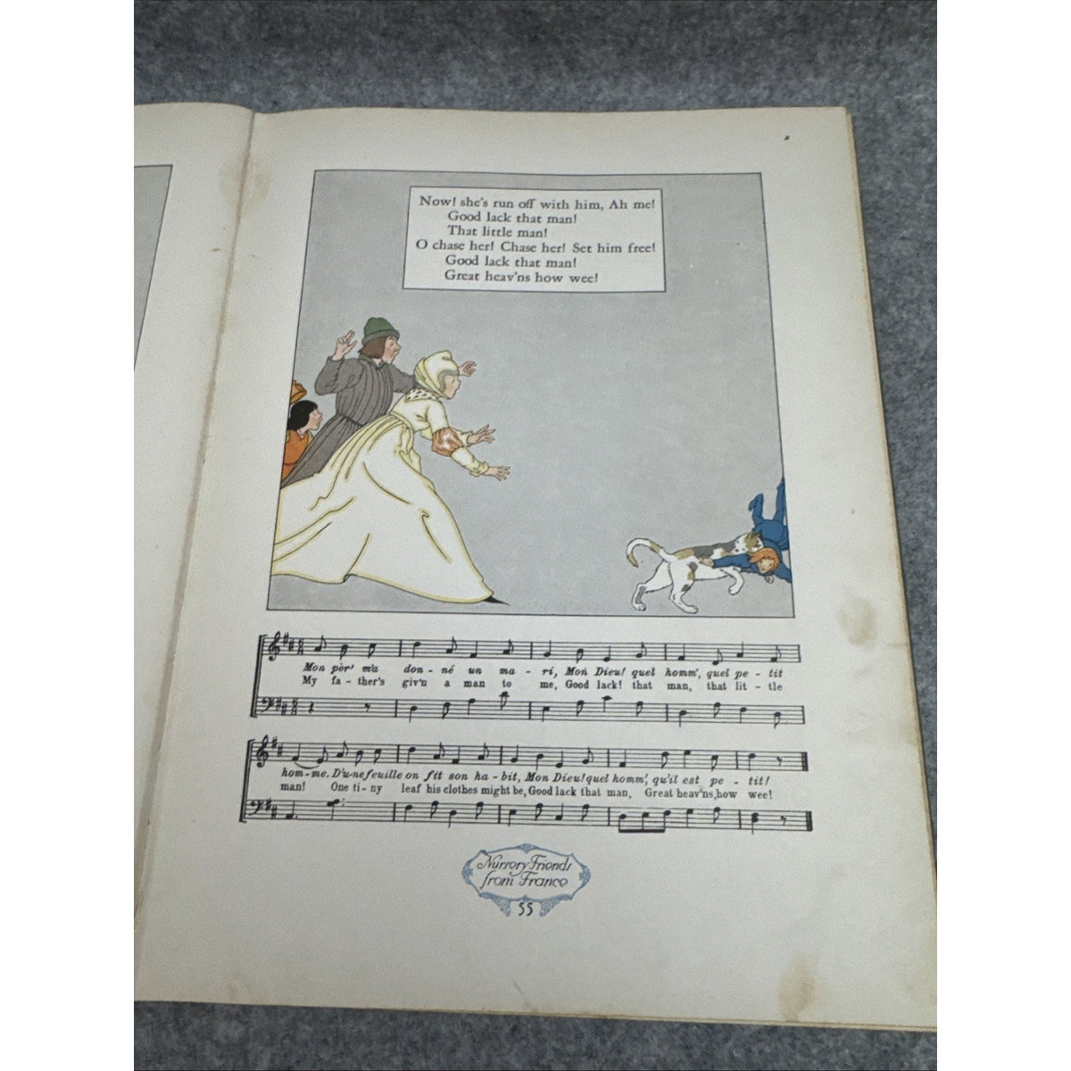 Nursery Friends From France Travelship Book House for Children 1927 Collectible