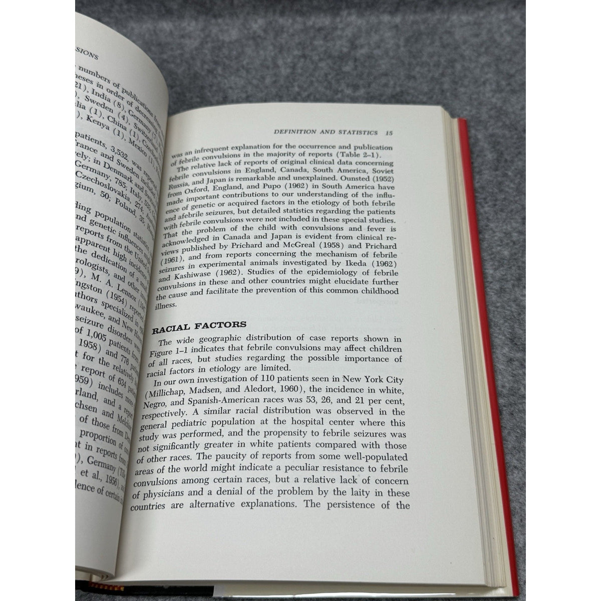 1968 Febrile Convulsions J Gordon Millichap First Printing HC w/DJ