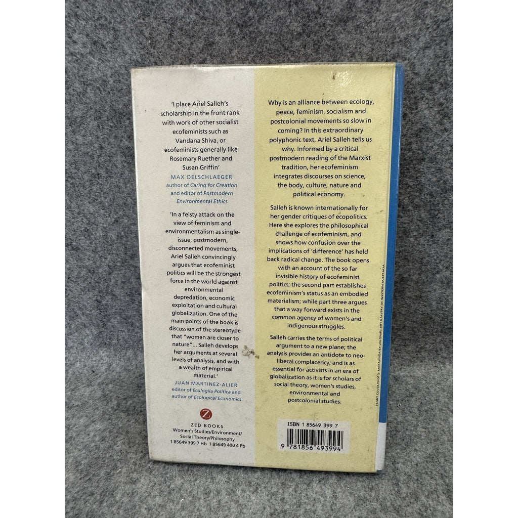 Ecofeminism as Politics Nature Marx & the Postmodern 1997 HC Salleh