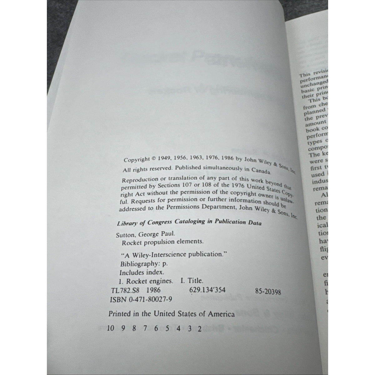 Rocket propulsion elements: An introduction to the engineering...