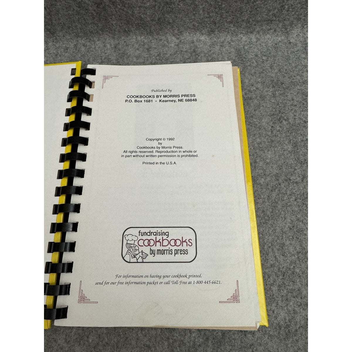 1992 ABWA Conococheague Chapter Cookbook Spiral Hardcover Greencastle PA