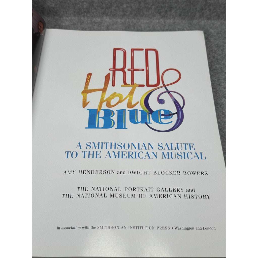 1996 Red Hot & Blue Smithsonian American Musical First Edition Broadway Book