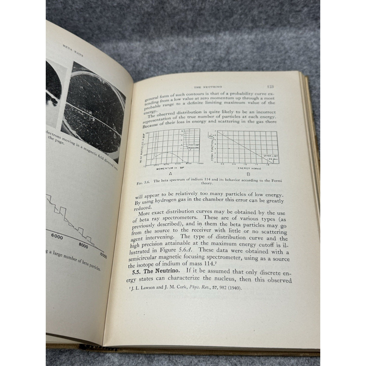 Radioactivity and Nuclear Physics James M Cork 1947 2nd Printing Hardcover