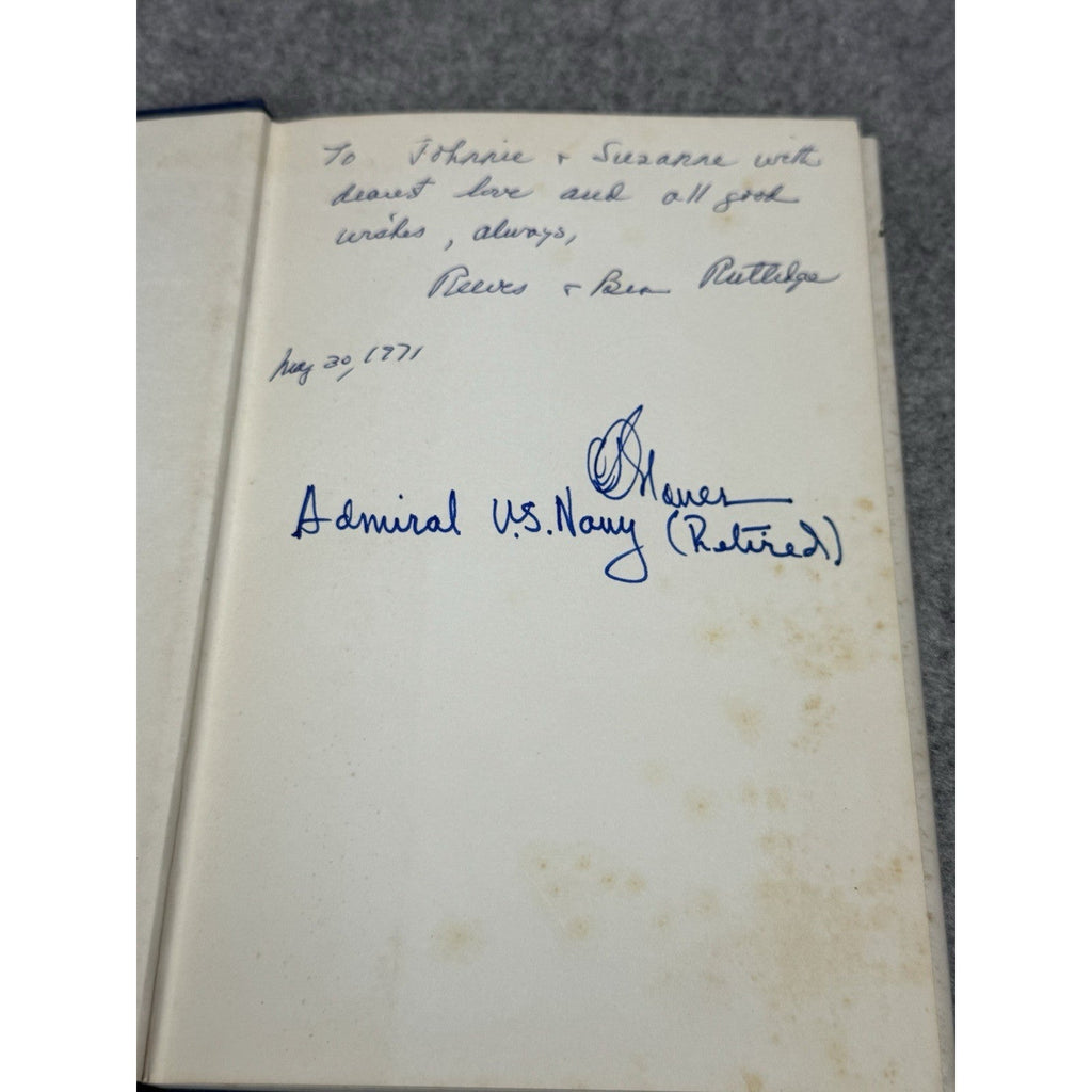 At Random Cato D. Glover 1970 First Edition US Navy Admiral Hardcover DJ