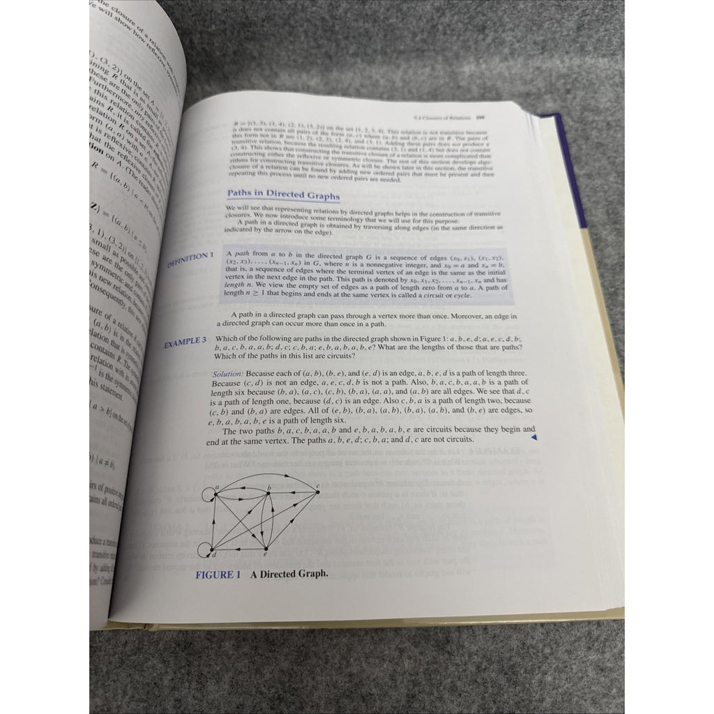 Discrete Mathematics and Its Applications by Kenneth H. Rosen (2011, Hardcover)