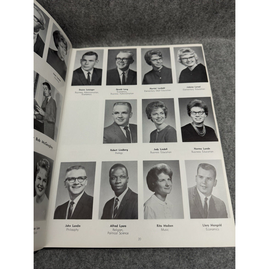 1963 Edda Augustana College Sioux Falls SD Yearbook Hardcover