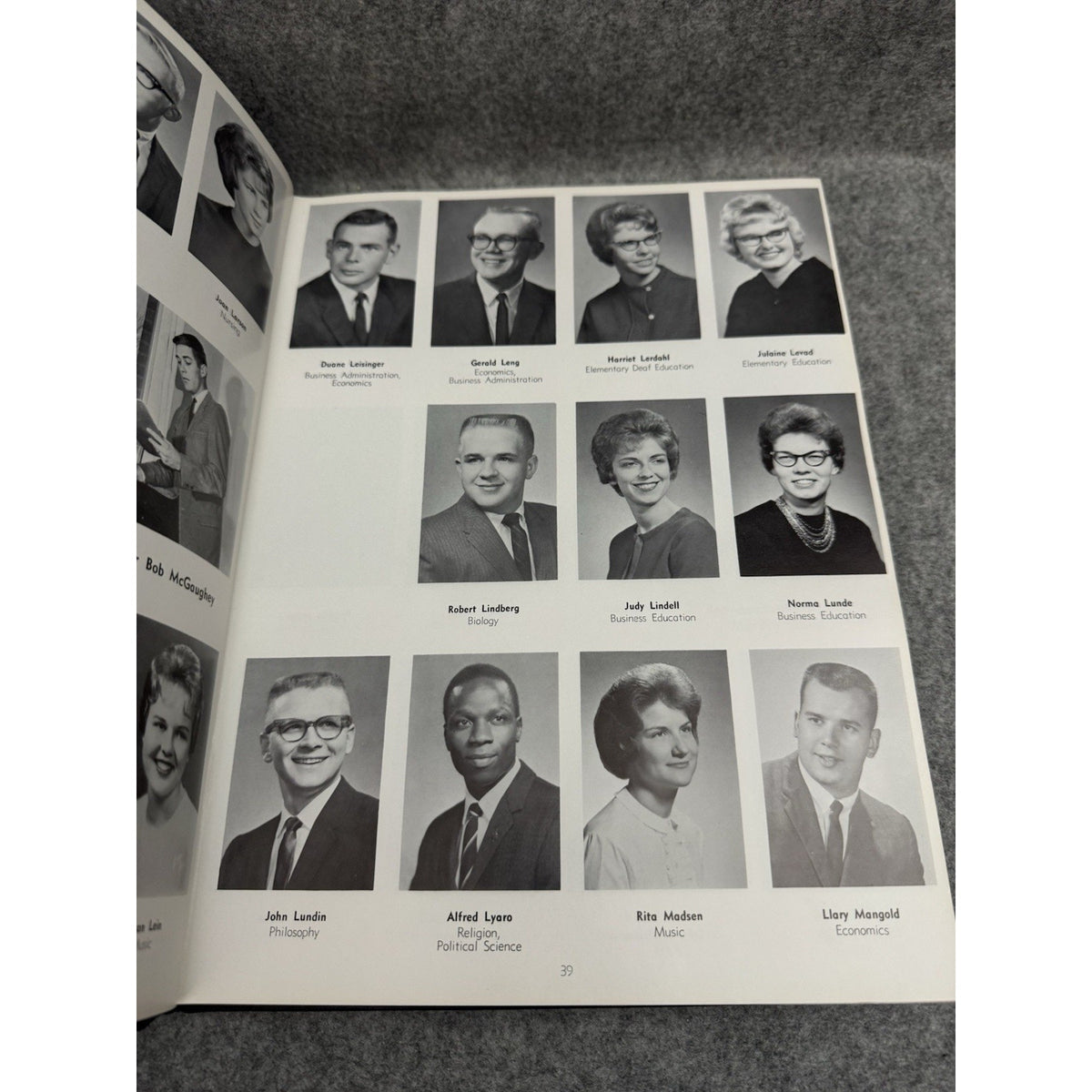 1963 Edda Augustana College Sioux Falls SD Yearbook Hardcover
