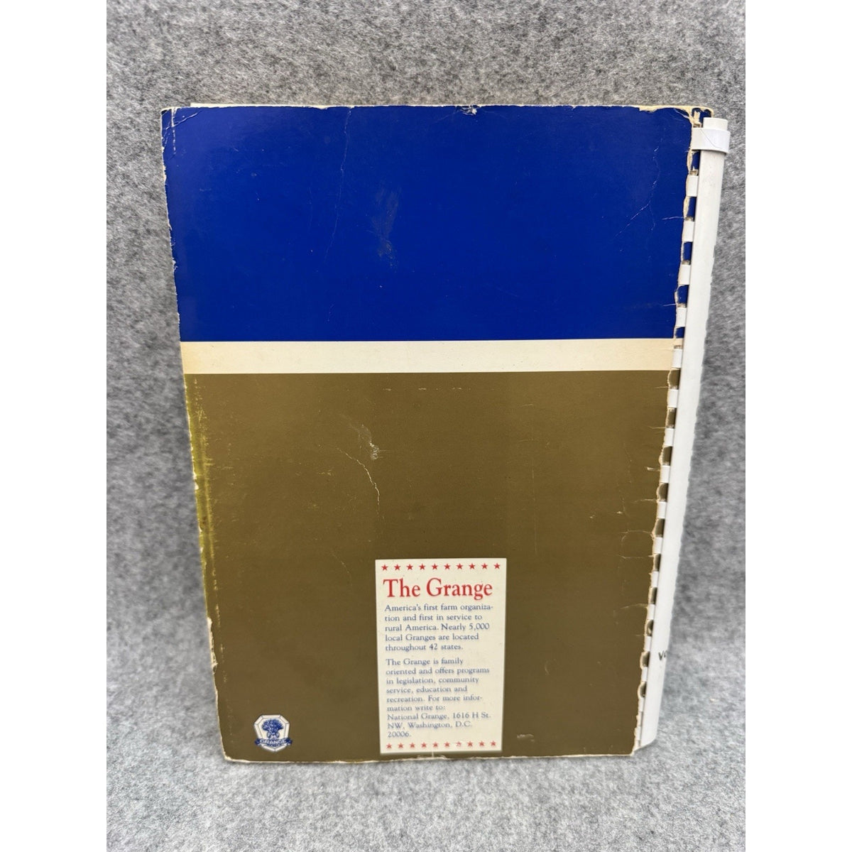 National Grange The Glory of Cooking Vol III 1986 Spiral Cookbook Recipes
