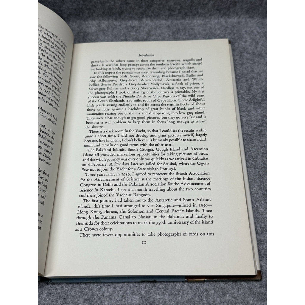 1962 Seabirds Southern Waters Prince Philip First Edition Royal Yacht Birds