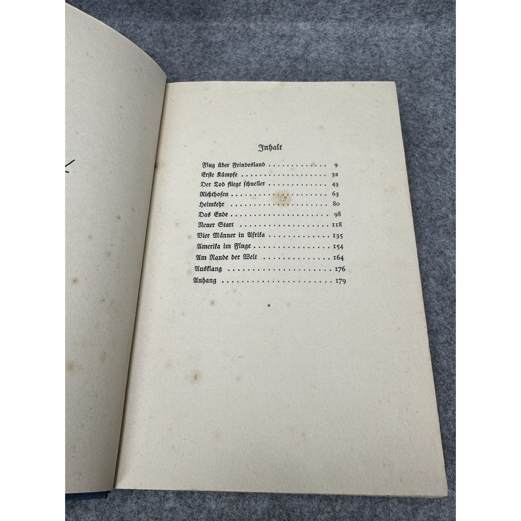 Ernst Udet Signed Mein Fliegerleben c1935-1936 WWI German Flying Ace Illustrated