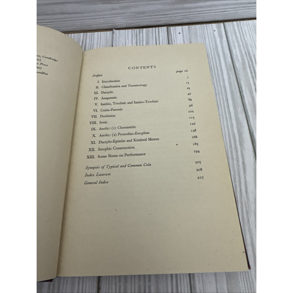lyric metres of greek drama dale HC 1948