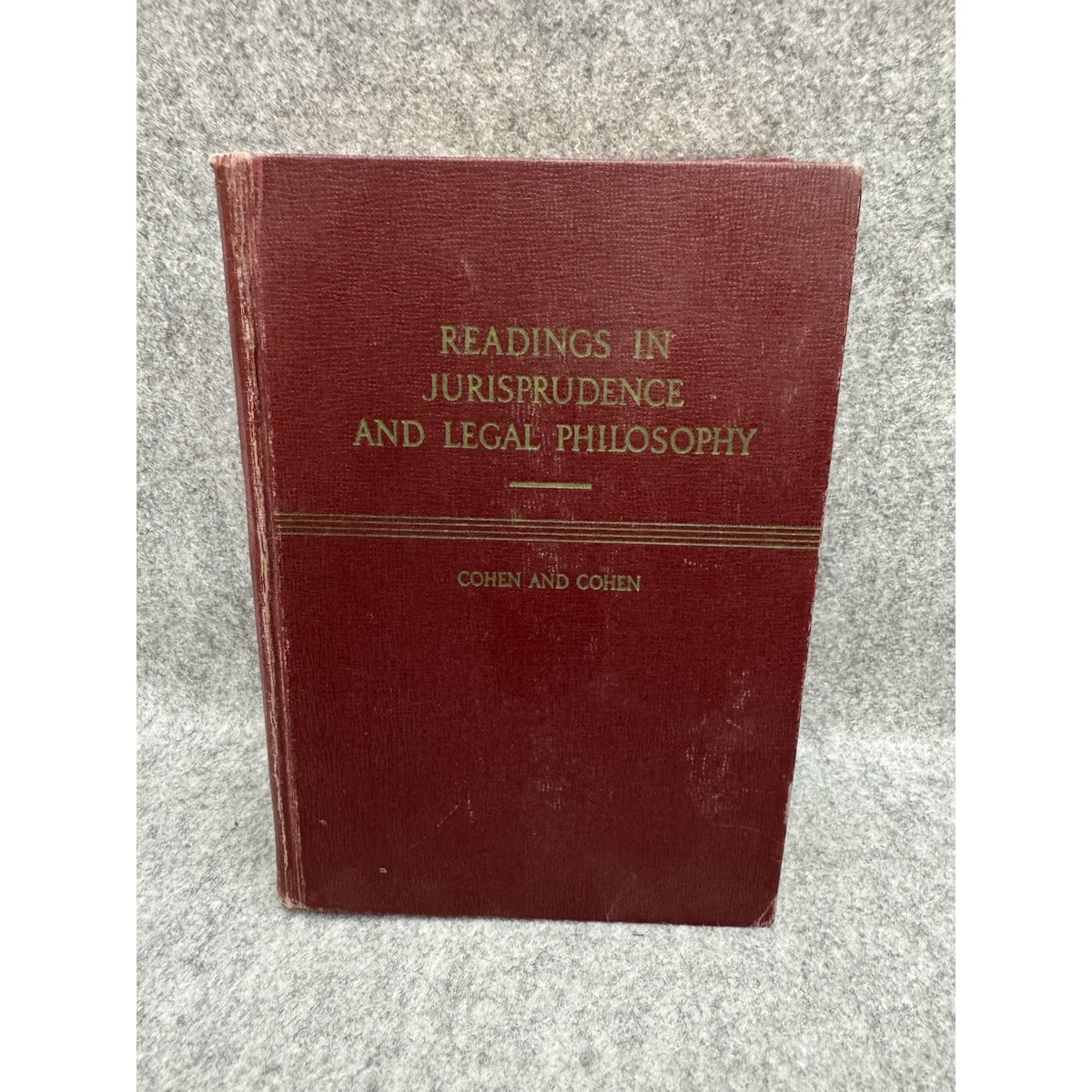 1951 Readings In Jurisprudence And Legal Philosophy Cohen HC