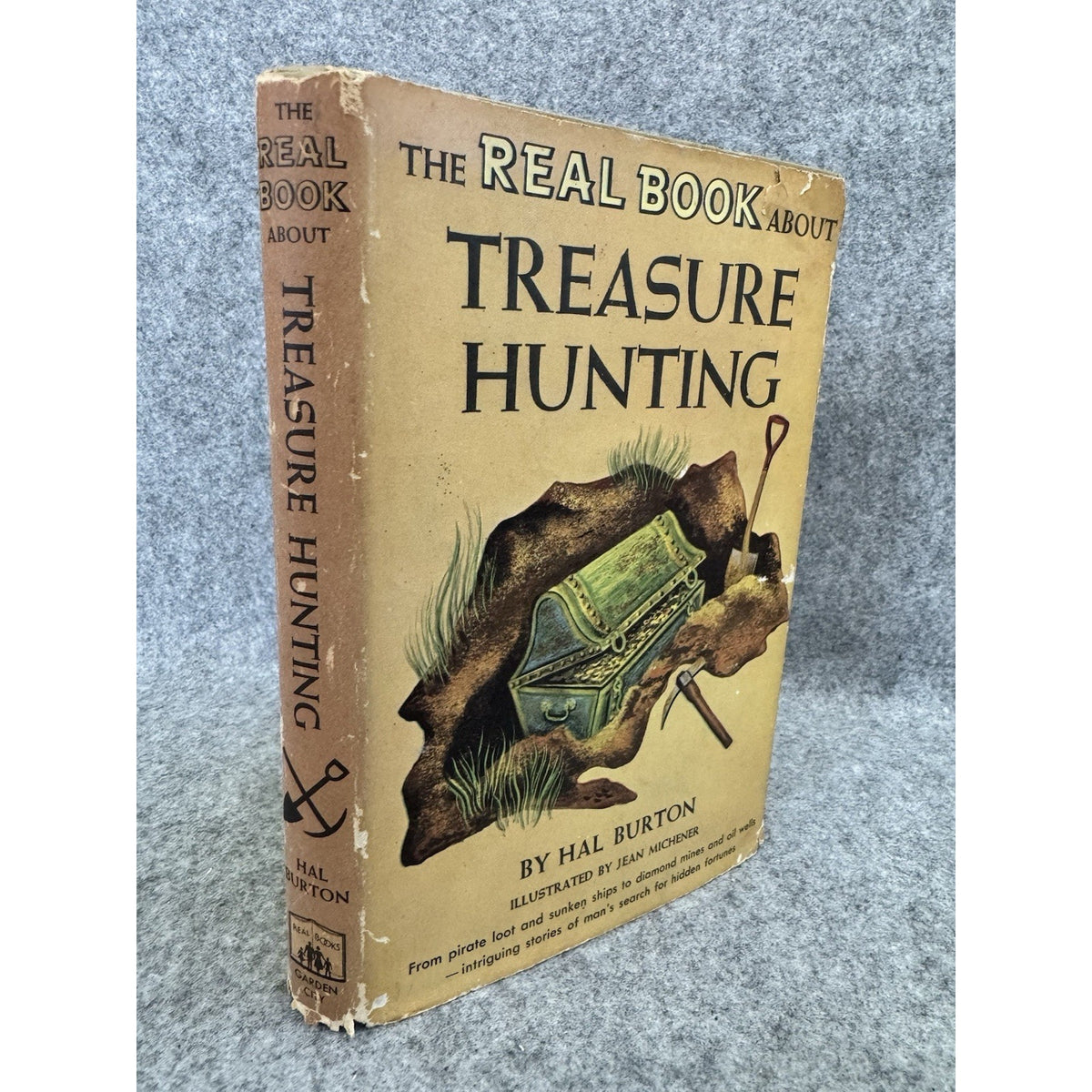 The Real Book About Treasure Hunting Hal Burton 1953 HC Garden City Books