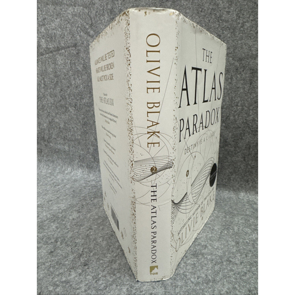 1st UK Print "The Atlas Paradox" Olivie Blake 2022 HC TOR Waterstones Exclusive