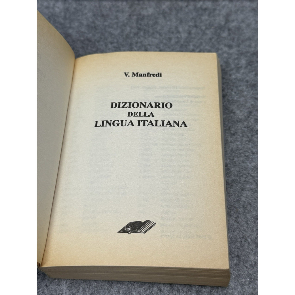 1995 V Manfredi Dizionario Della Lingua Italiana Italian Dictionary SEI