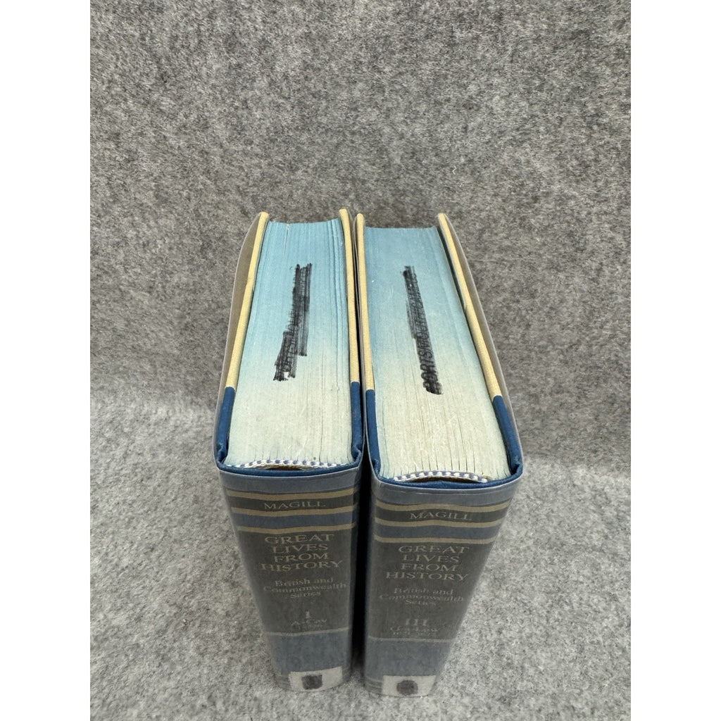 Magill Great Lives From History British Commonwealth Vol 1 & 3 HC Set 1987