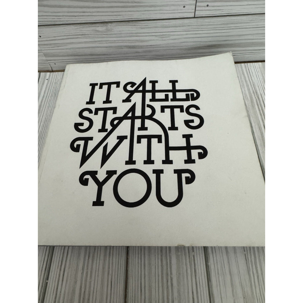 Signed It All Starts With You Trent Shelton 2015 RehabTime Motivational Book