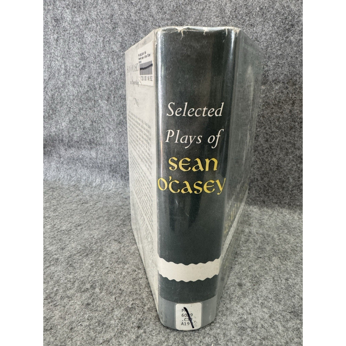 1954 Selected Plays of Sean O’Casey HC/DJ George Braziller